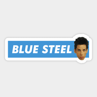 Blue Steel Sticker